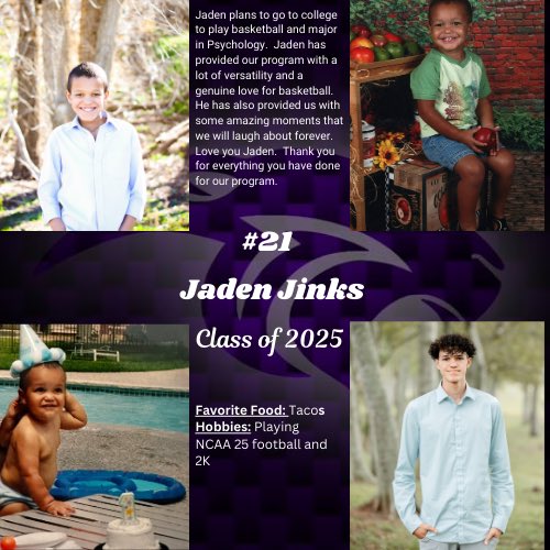 RPHS_BoysBBall's tweet photo. 🏀🏀🏀Senior Spotlight🏀🏀🏀

Meet: Jaden (@JinksJaden)

Position: Forward 
Height: 6’9
Nickname: Jinks https://t.co/DKoAvSzZik