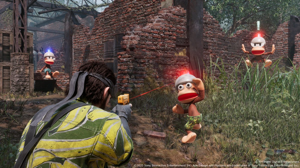 PS5®版、Steam®版には『猿蛇合戦』がビジュアルをアップデートして復活搭載！

ピポサルを捕獲するスペシャルゲーム。スネークを操作して、ステージ上にいるすべてのピポサルを捕まえよう！

#MGSDelta #MetalGearSolid #メタルギアソリッド