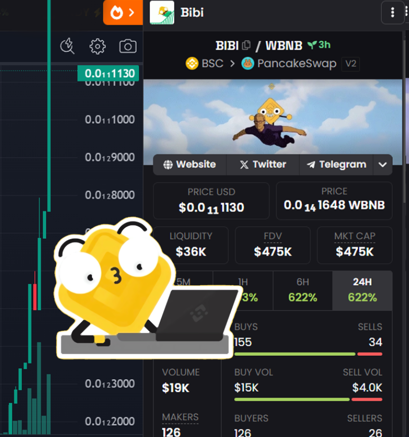 BIBI_bibiCTO's tweet photo. $BIBI the #Binance Coin  @BINANCE

$BIBI Information has been updated on @dexscreener
https://t.co/5DwfLaomci
Just - 💟 Like + 🔁 RT + Follow
Drop your $SOL address 👇 be Fast 🔥

0x27BB50c0927891CD21C8Db530490373d295FCBf5 https://t.co/odMWCskaes