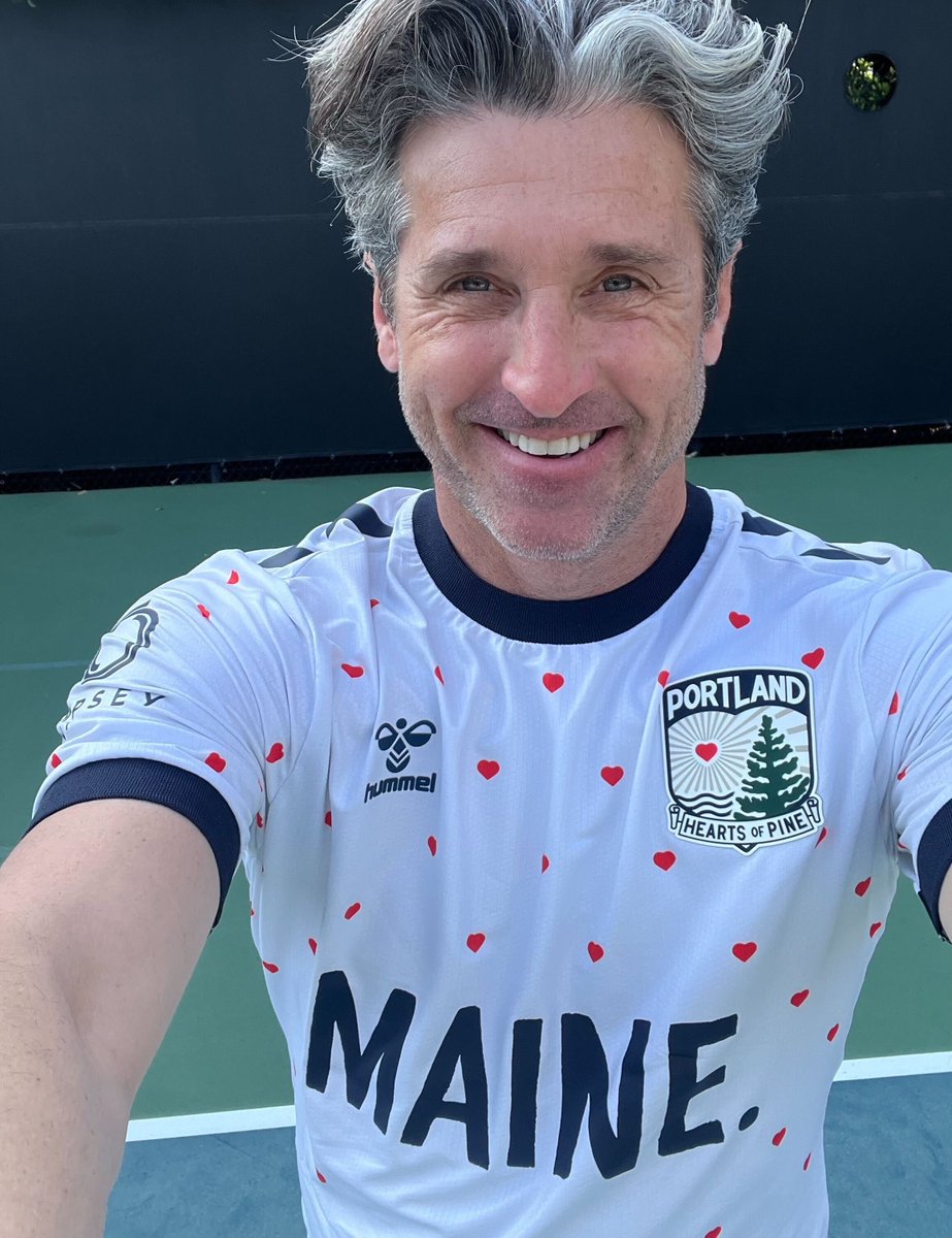 PATRICK DEMPSEY 🤝 PORTLAND HEARTS OF PINE

Portland, Maine’s USL League One club has unveiled their Bandit kit, and partnered with Dempsey’s non profit “The Dempsey Center” which provides no-cost cancer treatment for Maine residents. A cause everyone can get behind ❤️