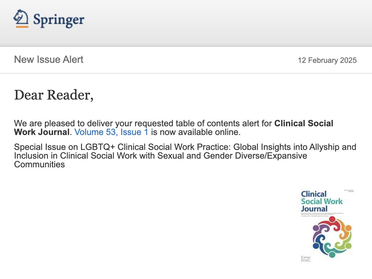 We are excited to give you all our new table of contents! In the link below you can find our Volume 53, Issue 1! Enjoy!

link.springer.com/journal/10615/…