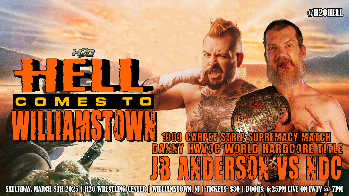 1st time ever, 1000 carpet strips
1st time ever, 1on1 with NDC
1st time ever, 1on1 for the DHHC 
This is the pressure I need, it's time to demonstrate my style.
March 8th I'm ending the streak in a tornado of wood and nails, and becoming the new DHHC

For my 1st time ever