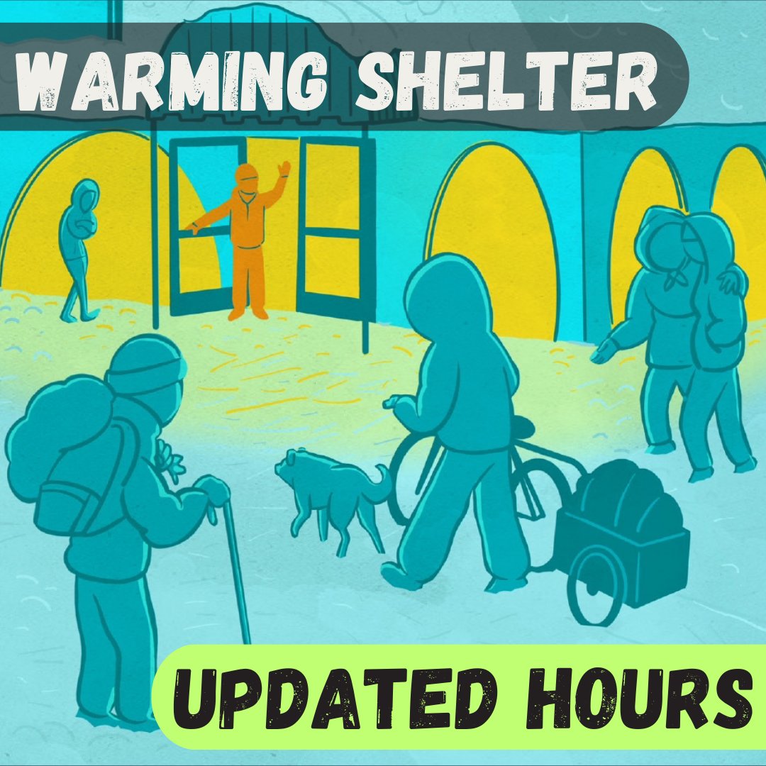 cultivatePDX's tweet image. UPDATED HOURS:    The warming shelter that we have been operating in partnership with @multco at Cook Plaza (19421 SE Stark St., Gresham)is closing today at 12 PM but then will reopen at 8 PM.

Stay up to date with the county&apos;s website: bit.ly/multco_cold