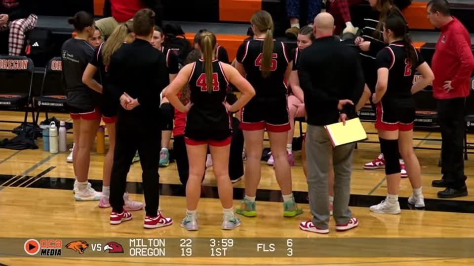MHS Girls Basketball (@mhs_gbball) on Twitter photo Stats from last night W at Oregon. Overall record 18-3
Final score: Milton 61, Oregon 57
.
<a href="/nayelikilen/">Nayeli Kilen</a> -21
<a href="/KButtchen/">Kylee Buttchen</a> - 16
<a href="/KailynnStockman/">Kailynn Stockman</a> - 7
<a href="/LaurenKojo22/">Lauren Kojo</a> - 5
<a href="/KojoAlli/">Allison Kojo</a> - 5
<a href="/juliawolf34/">Julia Wolf</a> - 3
<a href="/MadyVind1/">Mady Vind</a> - 3
Syd Grady - 1 Stats from last night W at Oregon. Overall record 18-3
Final score: Milton 61, Oregon 57
.
<a href="/nayelikilen/">Nayeli Kilen</a> -21
<a href="/KButtchen/">Kylee Buttchen</a> - 16
<a href="/KailynnStockman/">Kailynn Stockman</a> - 7
<a href="/LaurenKojo22/">Lauren Kojo</a> - 5
<a href="/KojoAlli/">Allison Kojo</a> - 5
<a href="/juliawolf34/">Julia Wolf</a> - 3
<a href="/MadyVind1/">Mady Vind</a> - 3
Syd Grady - 1