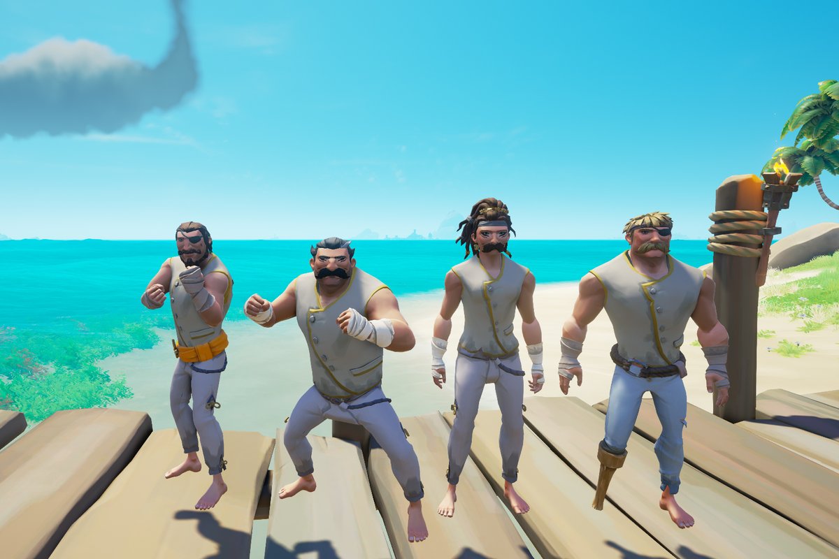 #StyleOfThieves 
Theme: Sports Team 
Sport: Capoeira, a Brazilian sport. 🤼‍♂️🇧🇷

#SeaOfThieves <a href="/SeaOfThieves/">Sea of Thieves</a>