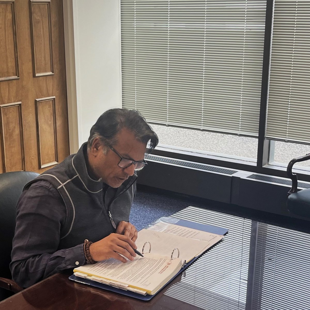 NYS CIO and Director of ITS Dru Rai makes final preparations ahead of testifying before the State Legislature Thursday on the Governor’s Executive Budget. The additional resources advanced by <a href="/GovKathyHochul/">Governor Kathy Hochul</a> will help ITS do even more for New Yorkers.