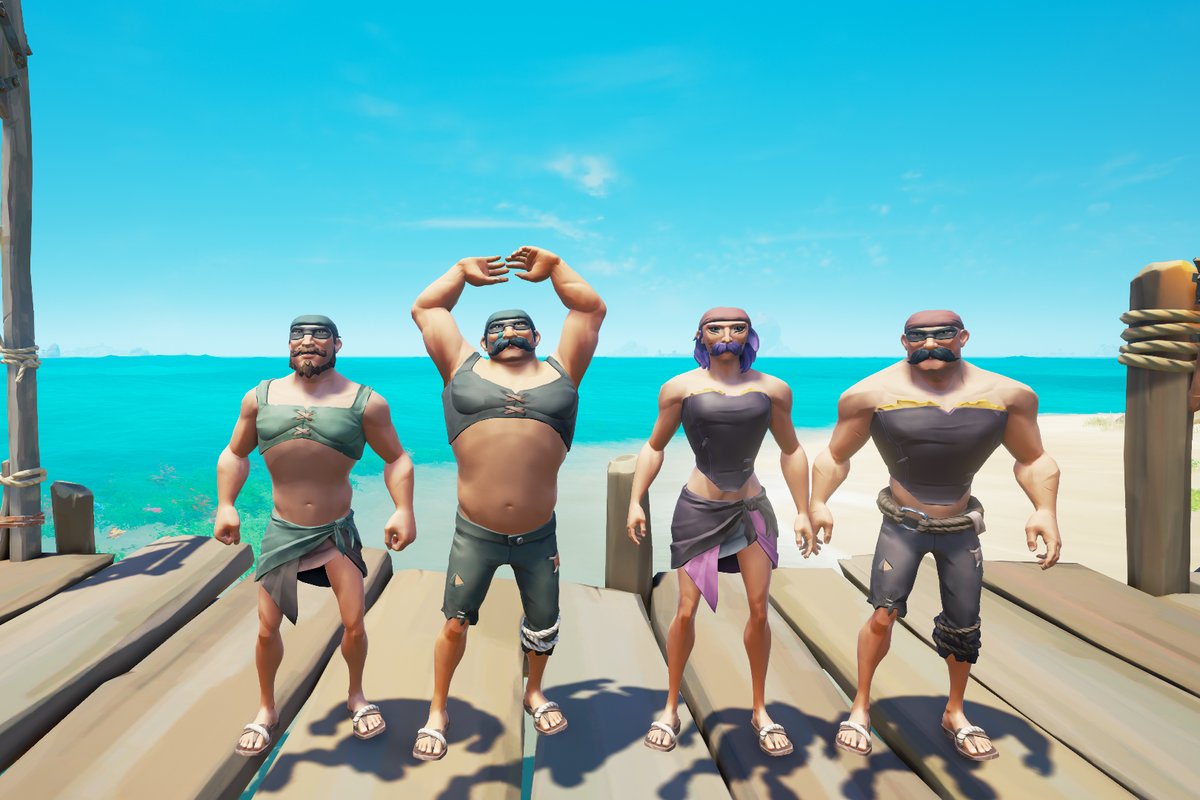 Theme: Sports Team

Swimming 🌊

#StyleOfThieves <a href="/SeaOfThieves/">Sea of Thieves</a>