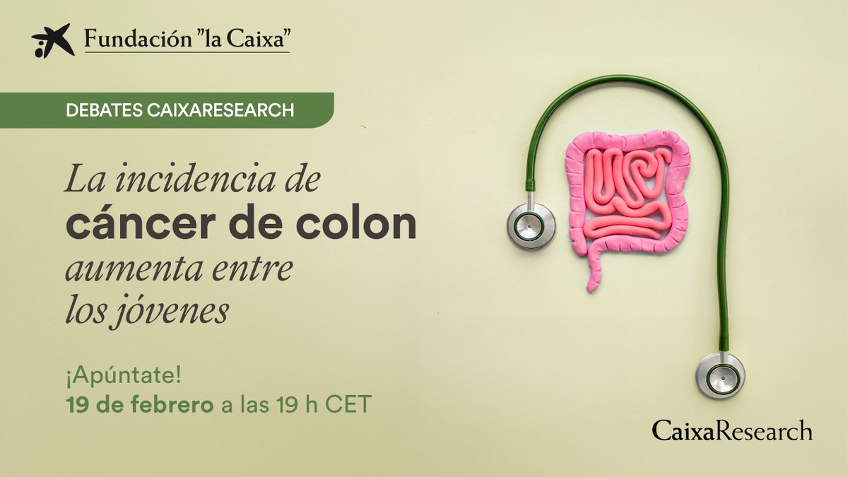 Vall d’Hebron Institute of Oncology (VHIO) (@vhio) on Twitter photo ¡Resérvate la fecha‼️
🗓️ El próximo 19 de febrero, Elena Élez, jefa del Grupo de Cáncer Colorrectal del VHIO, participará en el #DebatesCaixaResearch sobre cáncer de colon, organizado por <a href="/FundlaCaixa/">Fundación ”la Caixa”</a> y <a href="/CaixaResearch/">CaixaResearch</a>.
⏰ 19 h 👩💻 Apúntate 👉 bit.ly/3E5vHoq ¡Resérvate la fecha‼️
🗓️ El próximo 19 de febrero, Elena Élez, jefa del Grupo de Cáncer Colorrectal del VHIO, participará en el #DebatesCaixaResearch sobre cáncer de colon, organizado por <a href="/FundlaCaixa/">Fundación ”la Caixa”</a> y <a href="/CaixaResearch/">CaixaResearch</a>.
⏰ 19 h 👩💻 Apúntate 👉 bit.ly/3E5vHoq