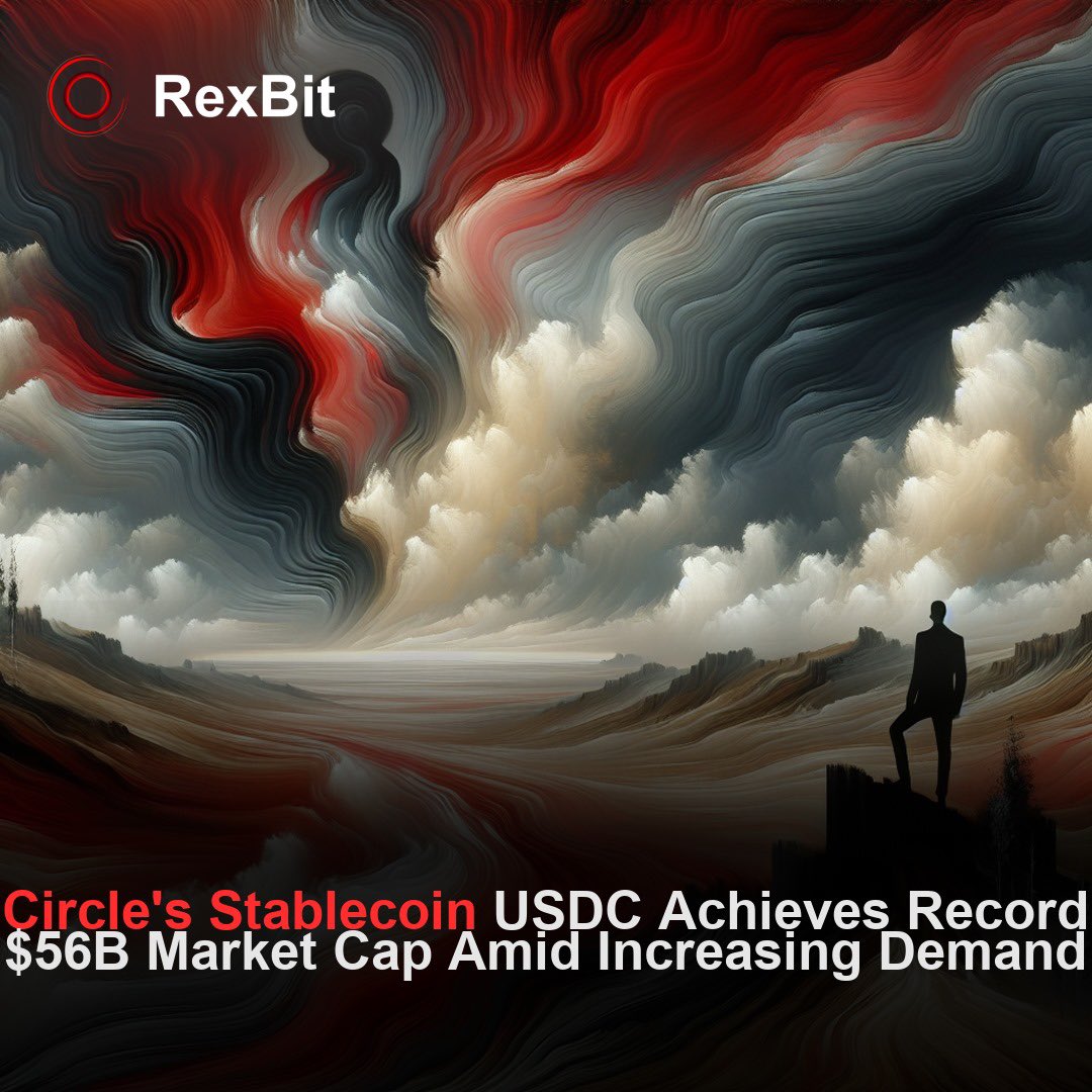 rexbit_exchange's tweet image. 🚀 #USDC soaring to a record $56B market cap! Stablecoin on the moon, leaving #USDT in the dust. #Crypto 🌕💸