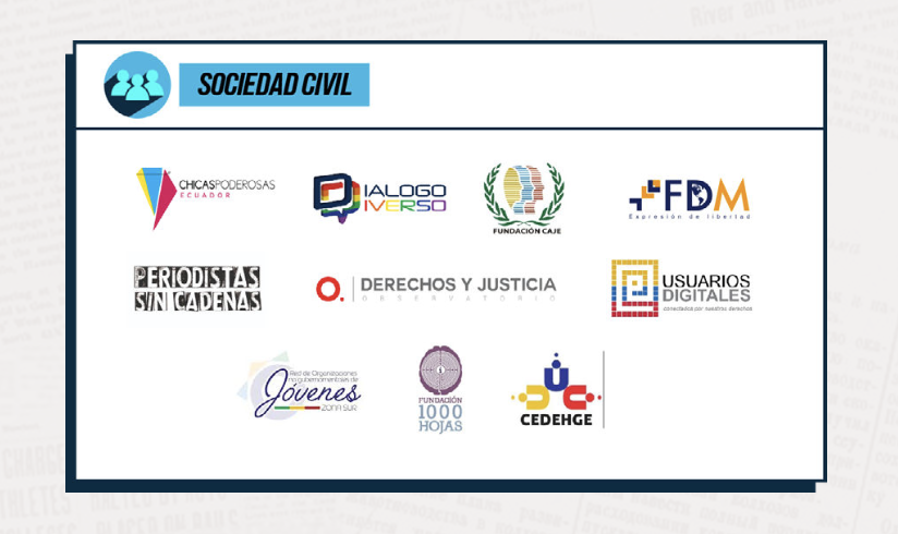 AnderssonBoscan's tweet photo. César Ricaurte y @FUNDAMEDIOS fueron a pedir 650 mil dólares a la USAID para supuestamente fortales una "coalición" de organizaciones que incluye a todos estos medios, universidades y ONG's. 

Y resulta que la plata nunca llegó a nadie más. https://t.co/0AbydlTQhB