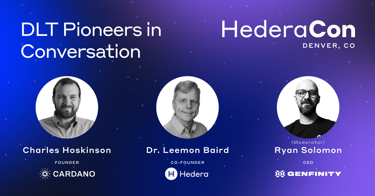Hedera (@hedera) on Twitter photo 🚨 The HederaCon speaker lineup and agenda just got bigger!
🔥 Join <a href="/IOHK_Charles/">Charles Hoskinson</a> (<a href="/Cardano/">Cardano Community</a>) & Dr. <a href="/leemonbaird/">Leemon Baird</a> (Hedera & <a href="/hashgraph/">Hashgraph</a>) for a high-profile fireside chat on the current state of DLT in the US, what’s next for the industry, the <a href="/DeRecAlliance/">DeRec Alliance</a>, and more—moderated by 🚨 The HederaCon speaker lineup and agenda just got bigger!
🔥 Join <a href="/IOHK_Charles/">Charles Hoskinson</a> (<a href="/Cardano/">Cardano Community</a>) & Dr. <a href="/leemonbaird/">Leemon Baird</a> (Hedera & <a href="/hashgraph/">Hashgraph</a>) for a high-profile fireside chat on the current state of DLT in the US, what’s next for the industry, the <a href="/DeRecAlliance/">DeRec Alliance</a>, and more—moderated by