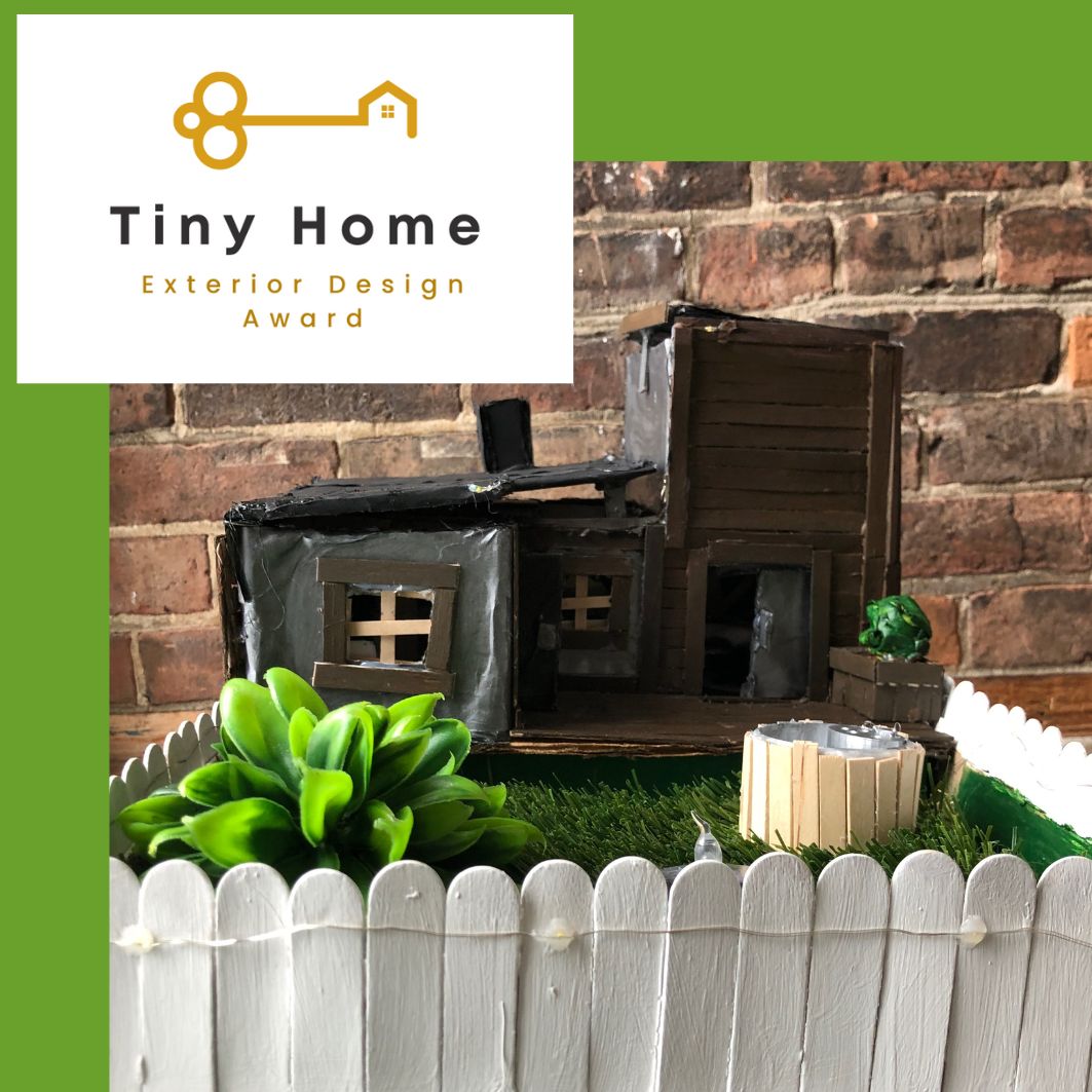 The <a href="/bhncdsb/">BHNCDSB</a> Tiny Home Art Exhibit would like to congratulate <a href="/ndcaledonia/">Notre Dame,Caledonia</a> students Kaleb, Owen, Asher and Wyatt with the Exterior Design Award on their 'Cozy Cottage'.