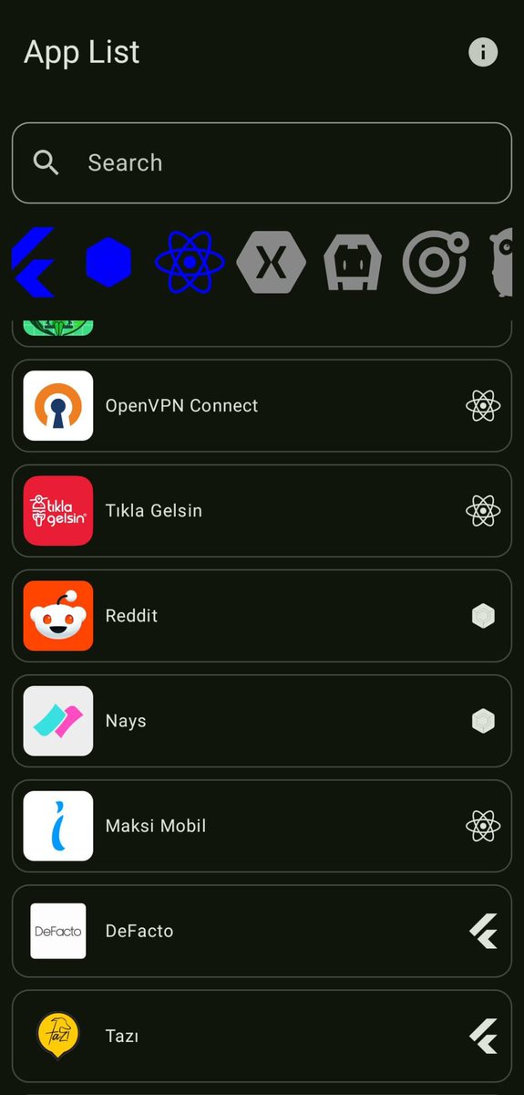 darpasssenger's tweet photo. Merhaba, diğer uygulamaların kullandığı framework'leri tespit eden yeni bir uygulama geliştirdim. Geliştirici arkadaşların ilgisini çekebileceğini düşündüm. Denemek isterseniz: https://t.co/jTzMD21s9O https://t.co/unuocwqiWb
