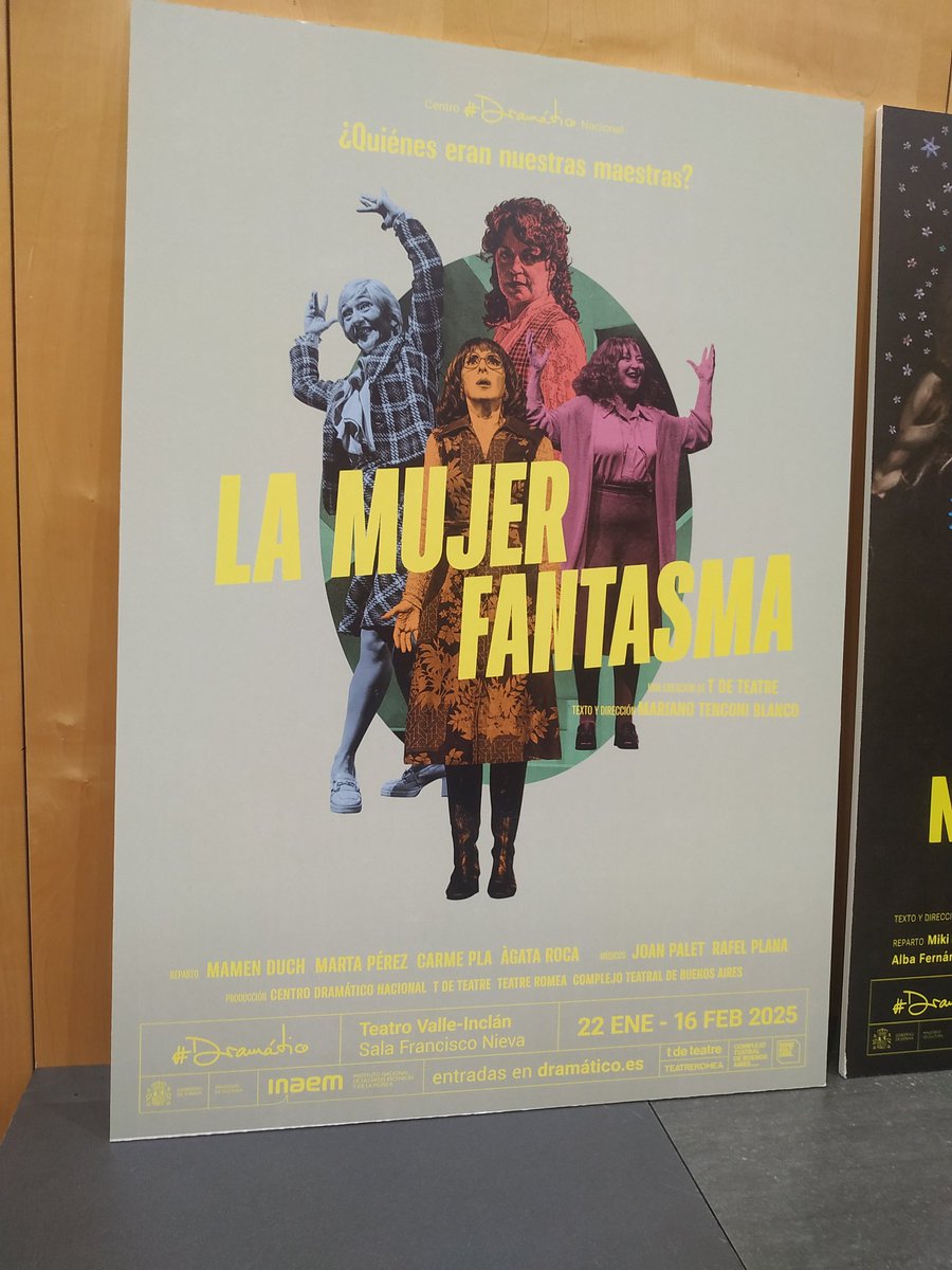 A las <a href="/TdeTeatre/">T de Teatre</a> las adoro y en Madrid hay que verlas actuar en catalán.
Un buen trabajo, ellas pueden con todo, que me ha hecho clic en el cerebro con la reciente lectura del libro "La mestra i la Bèstia"
de Imma Monsó 
Felicidades <a href="/centrodramatico/">CDN</a>
@tdeteatre