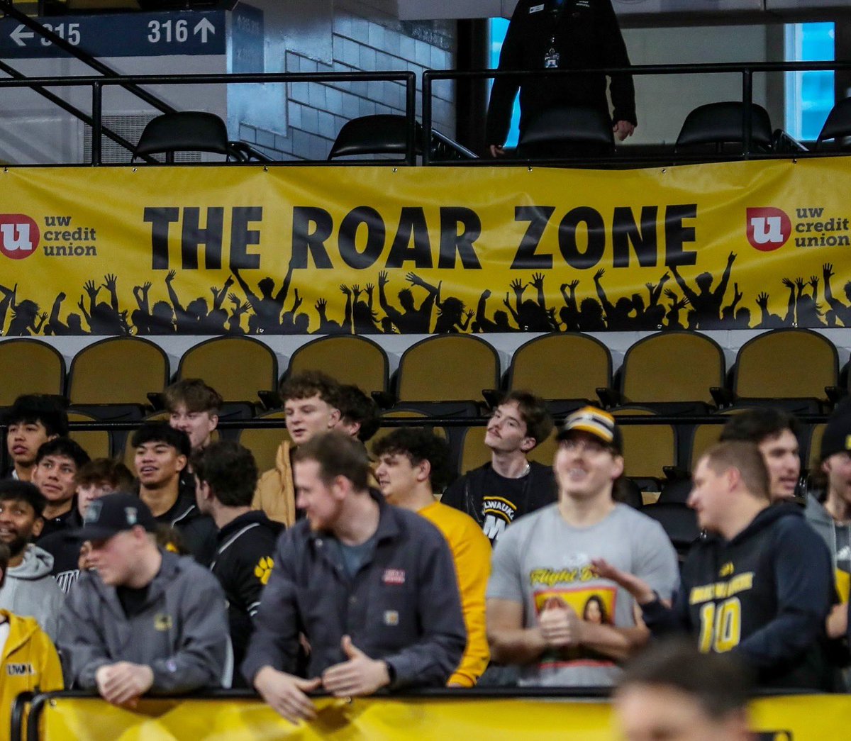 Milwaukee Panthers (@mkepanthers) on Twitter photo Hey STUDENTS! The student section has a NEW name 🙌 The ROAR ZONE is the official student section <a href="/uwmpantherarena/">UWM Panther Arena</a> 🎉 presented by <a href="/uwcreditunion/">UW Credit Union</a> ! Make sure you sit in this section to get exclusive giveaways just for students!
#mkebasketball | #ForTheMKE Hey STUDENTS! The student section has a NEW name 🙌 The ROAR ZONE is the official student section <a href="/uwmpantherarena/">UWM Panther Arena</a> 🎉 presented by <a href="/uwcreditunion/">UW Credit Union</a> ! Make sure you sit in this section to get exclusive giveaways just for students!
#mkebasketball | #ForTheMKE
