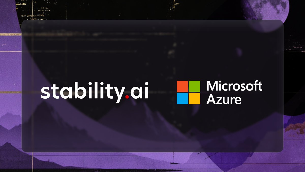 Stability AI (@stabilityai) on Twitter photo We’re excited to announce that Stable Diffusion 3.5 Large, Stable Image Ultra and Stable Image Core are now available on <a href="/Azure/">Microsoft Azure</a> AI Foundry – providing businesses of all sizes access to professional-grade image generation within their trusted <a href="/Microsoft/">Microsoft</a> ecosystem.
By bringing our We’re excited to announce that Stable Diffusion 3.5 Large, Stable Image Ultra and Stable Image Core are now available on <a href="/Azure/">Microsoft Azure</a> AI Foundry – providing businesses of all sizes access to professional-grade image generation within their trusted <a href="/Microsoft/">Microsoft</a> ecosystem.
By bringing our