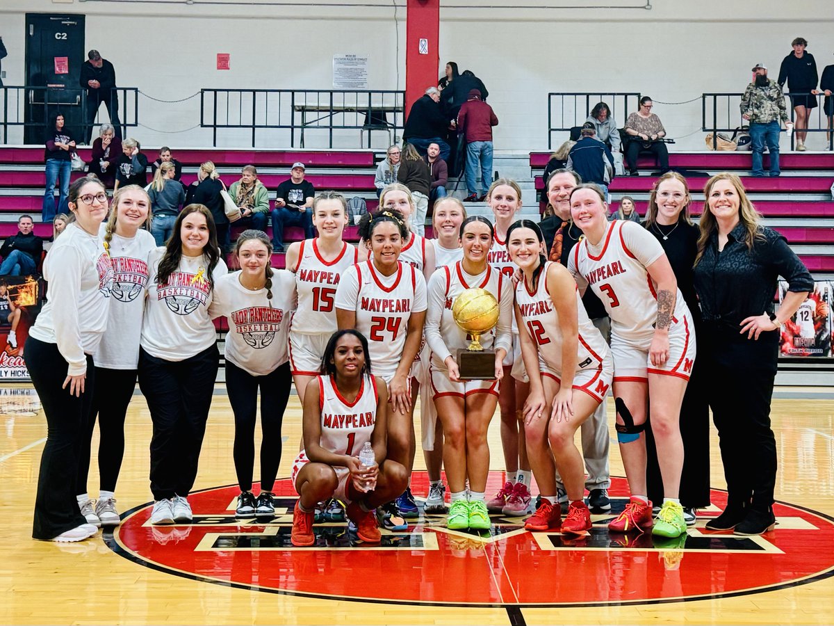 Congratulations to our Maypearl Lady Panther basketball team on advancing to the second round of playoffs! They played a great game last night defeating Troy 48-25!

Way to go Lady Panthers, we are so proud of you! 

Area playoff game...
maypearlisd.org/post-details/~…