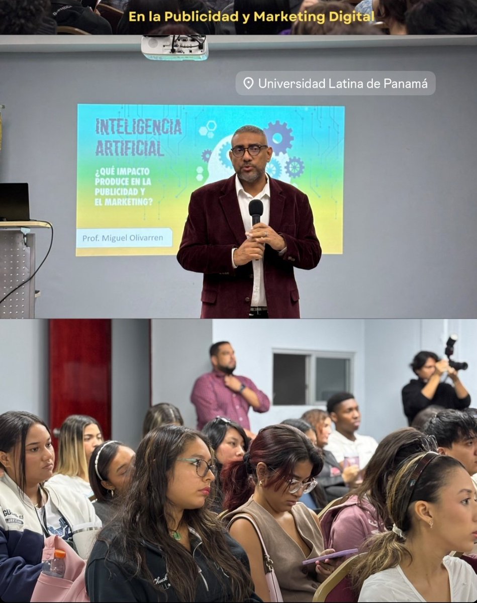 Conversatorio sobre Inteligencia Artificial en la Universidad Latina de Panamá.