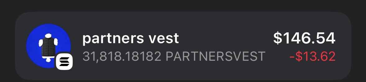 People flaming <a href="/SOLsesame/">sesāme 🧩</a> for giving out 0.01 SOL allocations of <a href="/partnersDAO/">partners</a>.
Turned out it’s already 75x without even being launched - don’t cry so much mfers.
Note: this is not an official LP - launch is still to come. Just some Degens added LP