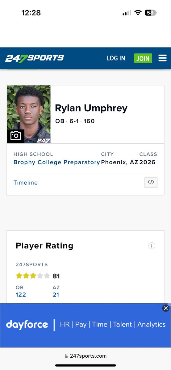Thankful to be ranked a 3 Star QB. <a href="/BrandonHuffman/">Brandon Huffman</a> <a href="/247Sports/">247Sports</a>