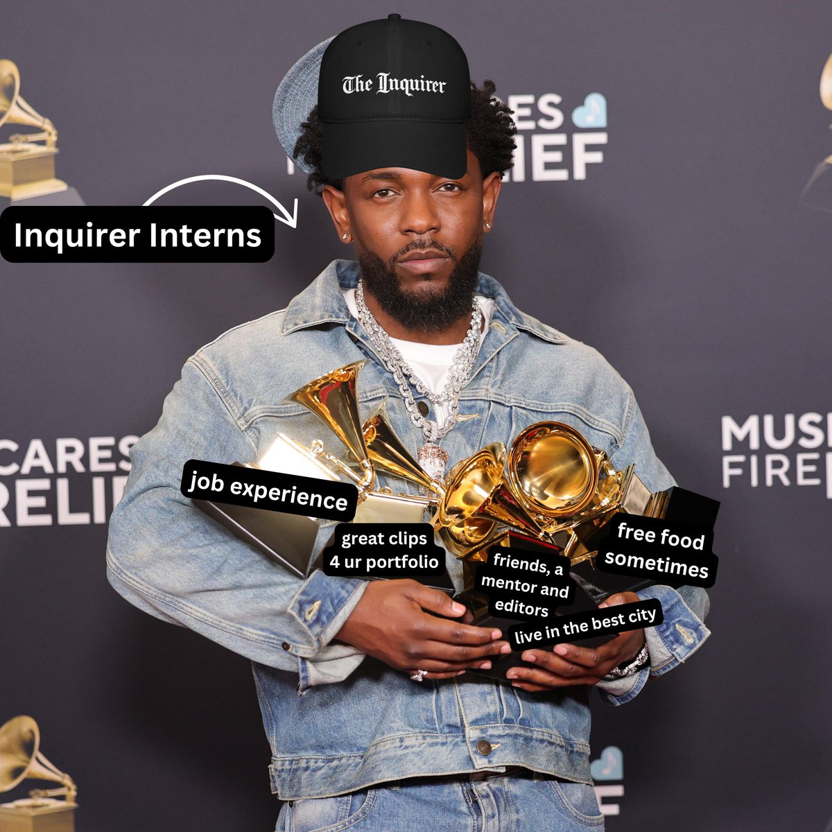 INTERN SZN AT INKY IS UPON US: My desk is hiring our summer intern and I would love to see some of the talented student journos in my timeline apply. Bonus: you get to work with the coolest people in the newsroom 😎 details: inquirer.rec.pro.ukg.net/PHI1500PHILI/J…