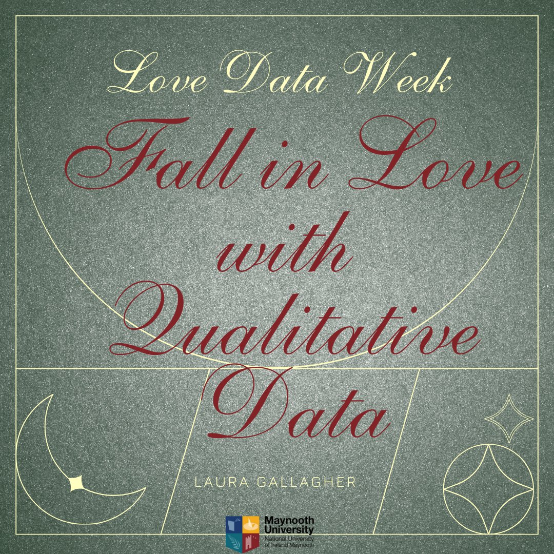 It is Valentine's Week &amp; <a href="/LoveDataWeek/">Love Data Week</a> so it must be time to Fall in Love with Qualitative Data.

Enjoy the SWAY exhibition created by Laura Gallagher online and at our Coffee Morning this morning at 10am in the JPII Library. 
<a href="/MU_IQDA/">MU_IQDA</a>

ow.ly/Z5c950UXPMx