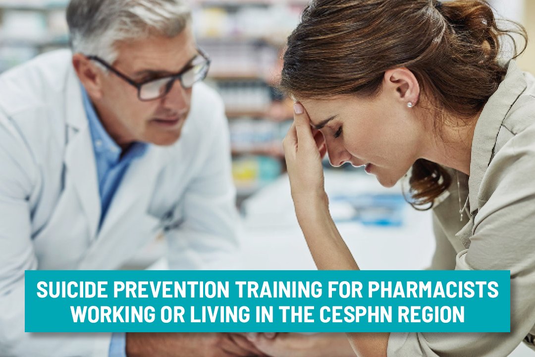Pharmacists working or living in the CESPHN region are now eligible for Suicide Prevention Training that will be reimbursed by CESPHN - $400 in gift vouchers for the 2 day workshop; $200 in gift vouchers for the half day workshop. For more go to 👉 loom.ly/RO9cV_k