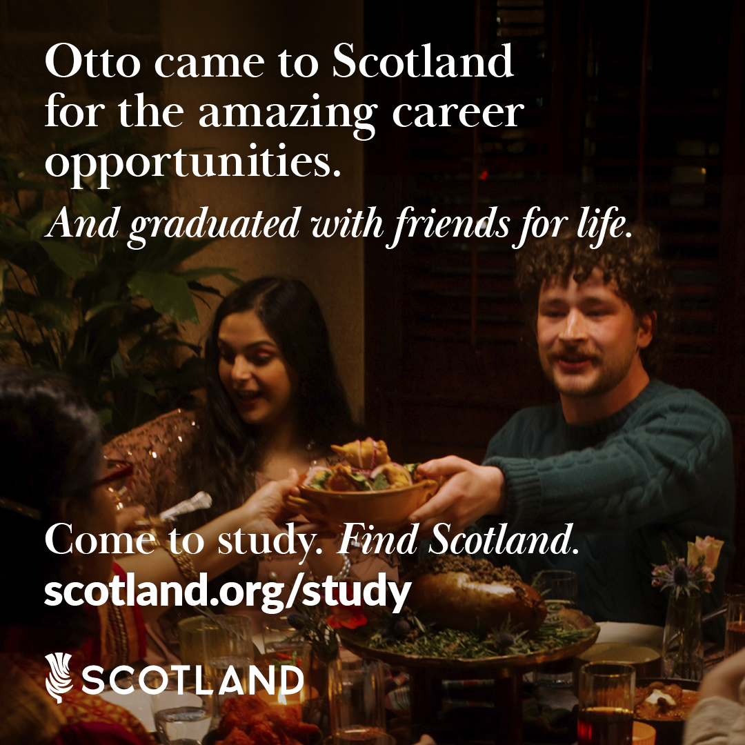 Scotland's tweet image. There’s so much more to studying in Scotland.  Our links to innovative industries and exciting employment opportunities gives you the platform to find your path and pursue your career.  🏴󠁧󠁢󠁳󠁣󠁴󠁿

Find out more at ➡️ bit.ly/419Iorc

#studyinscotland