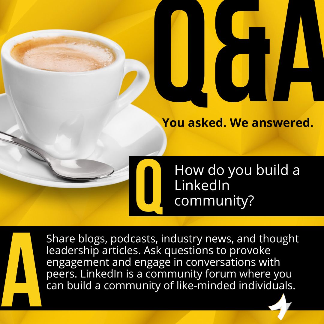 LinkedIn is a great platform to reach your audience. Remember, LinkedIn is a community of thought leaders looking to join the conversation with industry peers. It is an opportunity to share and engage authentically.

#B2Bmarketing #marketingtips