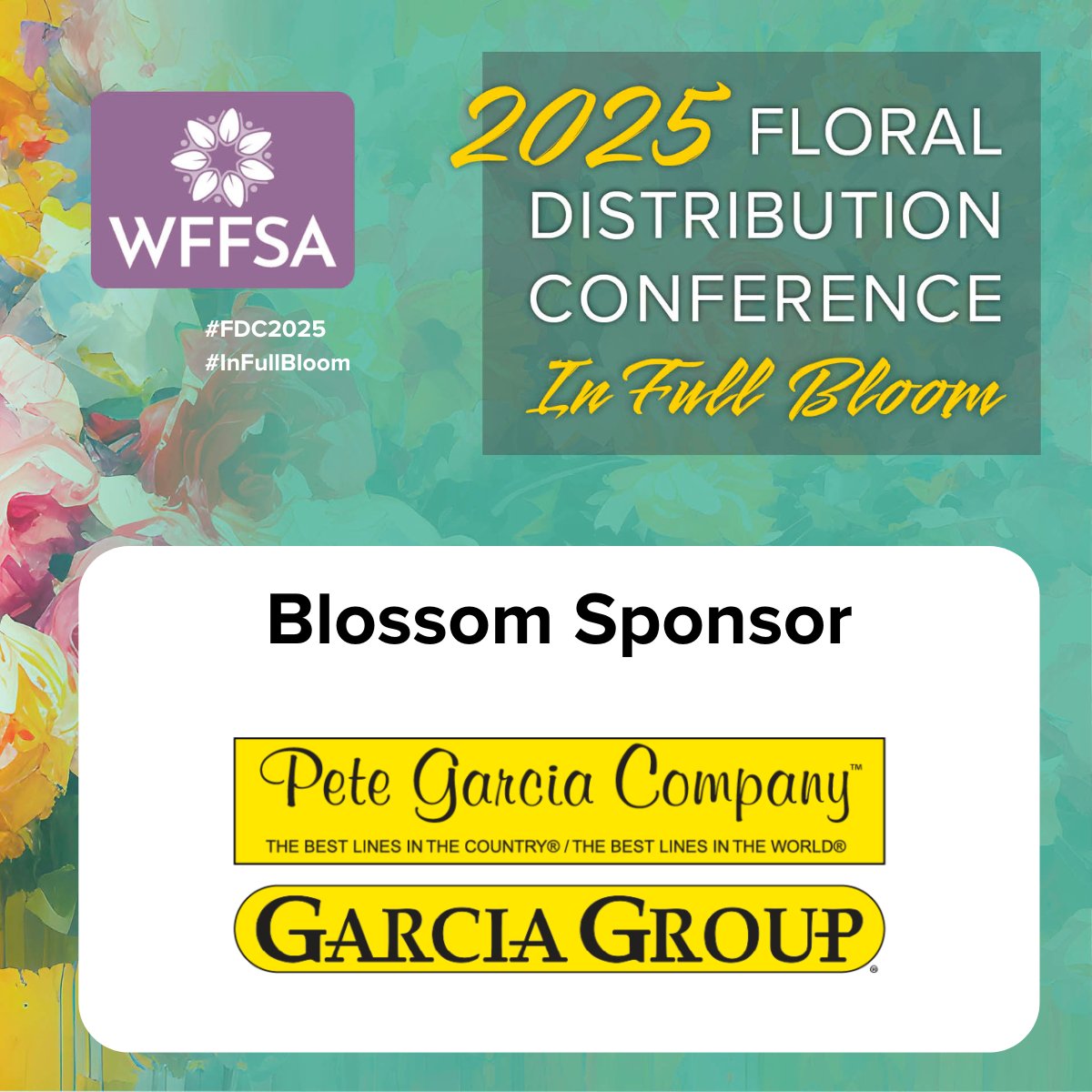 Thank you to Pete Garcia Group/Garcia Company for being a "Blossom"-level sponsor of #FDC2025 in Miami, March 2-5 💐

Visit their website: bit.ly/4hBeUIQ

Join us in Miami: bit.ly/4eApAoJ

#InFullBloom #Flowers