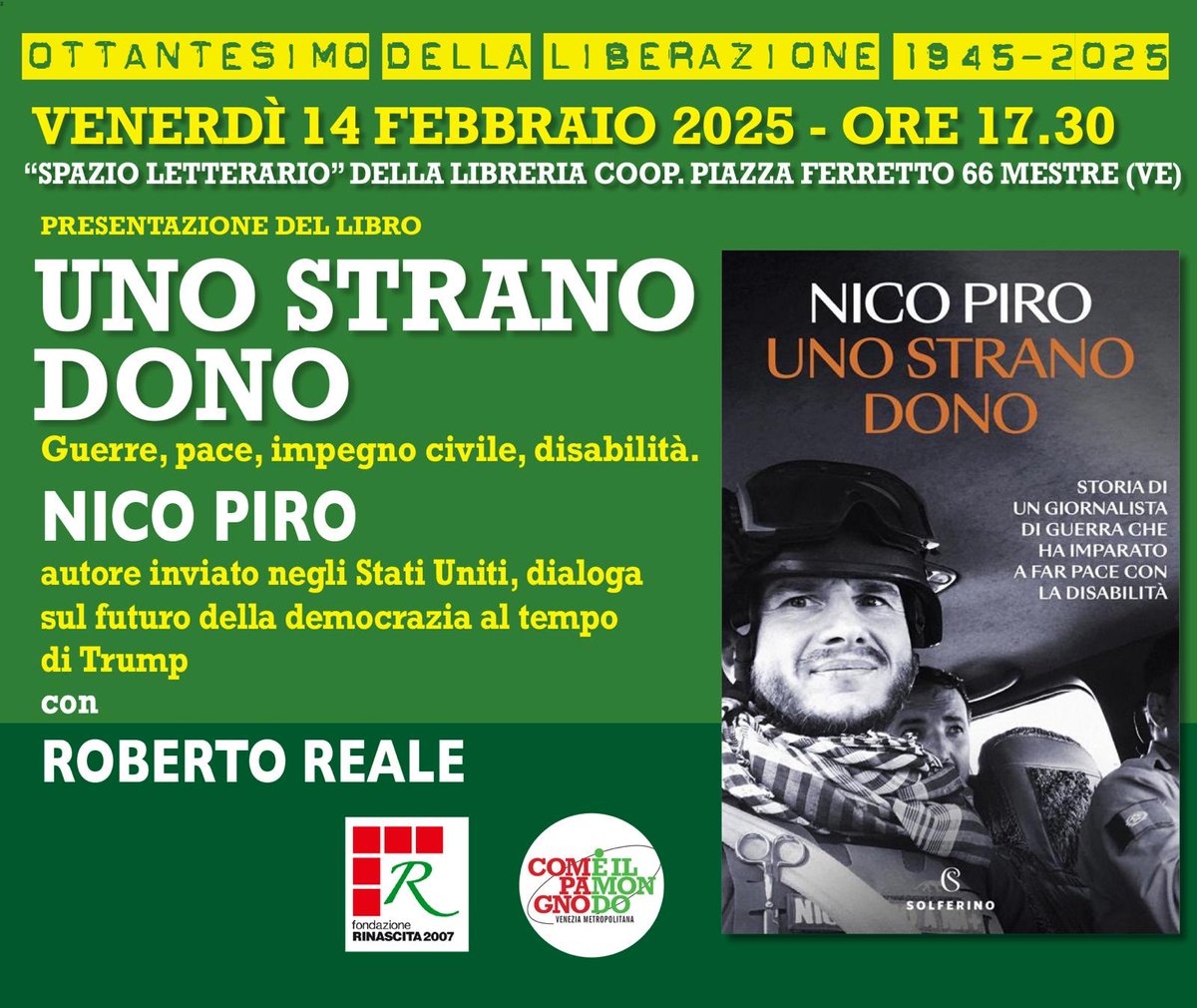 Michele Mognato (@michele_mognato) on Twitter photo #venerdi14febbraio ore 17.30 <a href="/librerieCoop/">Librerie.coop</a> #piazzaErminioFerretto con @<a href="/_Nico_Piro_/">Nico Piro</a> e <a href="/Reale_Scenari/">Roberto Reale</a> dialogo sul futuro della #democrazia al tempo di <a href="/realDonaldTrump/">Donald J. Trump</a> <a href="/FR2007venezia/">FR2007Venezia</a> #venerdi14febbraio ore 17.30 <a href="/librerieCoop/">Librerie.coop</a> #piazzaErminioFerretto con @<a href="/_Nico_Piro_/">Nico Piro</a> e <a href="/Reale_Scenari/">Roberto Reale</a> dialogo sul futuro della #democrazia al tempo di <a href="/realDonaldTrump/">Donald J. Trump</a> <a href="/FR2007venezia/">FR2007Venezia</a>