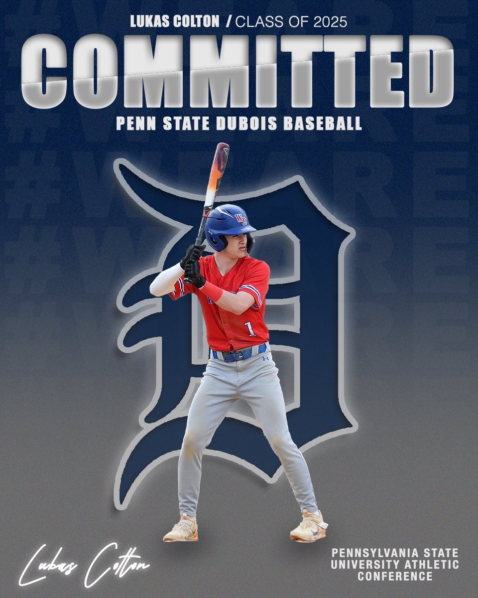 Our 2025 class just got a huge pick up with a big middle of the lineup bat and Middle Infielder Lukas Colton from West Branch High School! Lukas is on pace to break his high schools record in HRs, hits, and RBI’s. Welcome to the family!