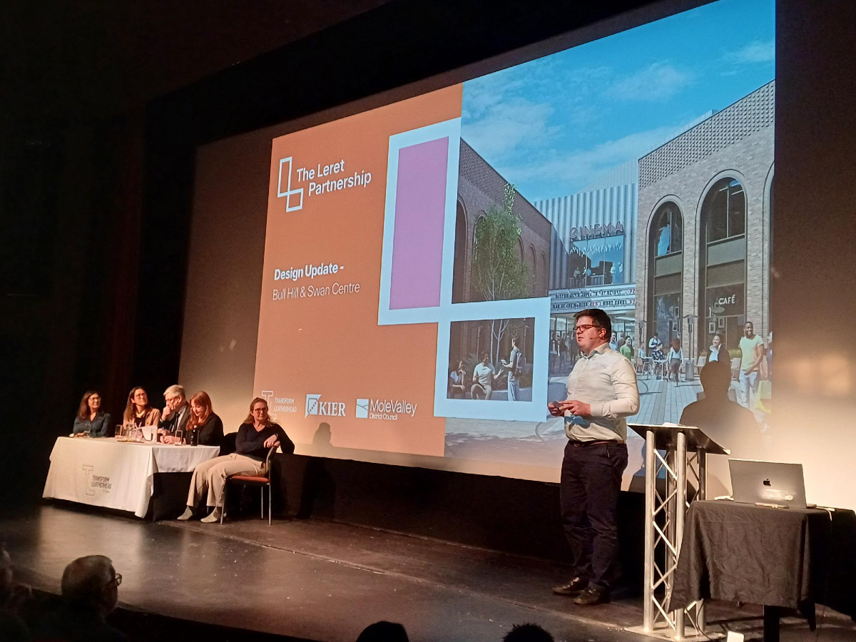 Updates from the architects at Kier now beginning at the Leatherhead Forum! Learn more and join us via our livestream here 👉 bit.ly/40GZi01.