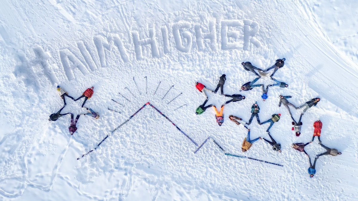 Christina Korp (@xtina_korp) on Twitter photo AIM HIGHER MONTANA! Snow โ๏ธ Edition
This week, <a href="/spacefabworld/">Space For A Better World</a> and <a href="/SpaceForArtFoun/">SpaceForArtFoundation</a> Partners in Purpose made our first ever snowy mountain giant artwork as part of the Inaugural HATCH Big Sky Ski Week in Montana. Huge thanks for Yarrow Kraner for helping make this happen. AIM HIGHER MONTANA! Snow โ๏ธ Edition
This week, <a href="/spacefabworld/">Space For A Better World</a> and <a href="/SpaceForArtFoun/">SpaceForArtFoundation</a> Partners in Purpose made our first ever snowy mountain giant artwork as part of the Inaugural HATCH Big Sky Ski Week in Montana. Huge thanks for Yarrow Kraner for helping make this happen.