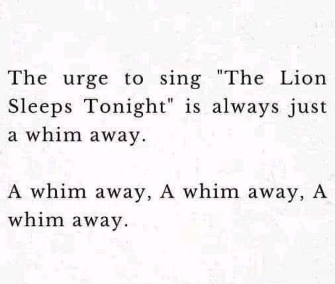 And now it's stuck in your head .. you're welcome and happy humming 😄🎶