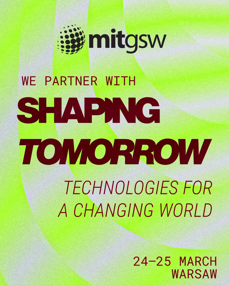 Join the MIT Global Startup Workshop to discuss the future of technology, energy transformation, and healthcare!

When: March 24-25, 2025
Where: Warsaw, Palace of Culture and Science

Save 20% with our special code COMMUNITY20.

gsw.mit.edu/registration