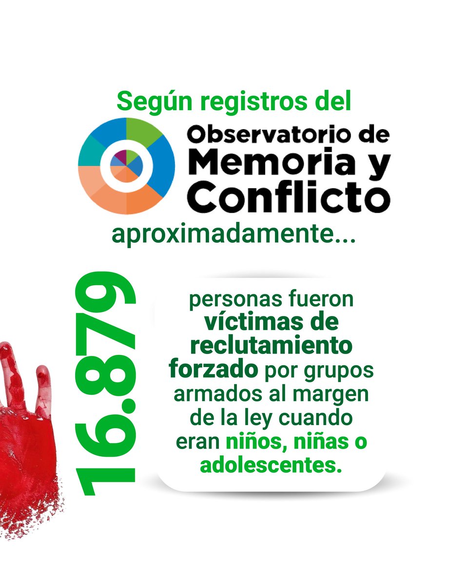 OrgPajonales's tweet photo. 🛑✋ En el Día de las Manos Rojas, alzamos la voz contra el reclutamiento de niños, niñas y adolescentes en conflictos armados. 

¡Construyamos un futuro en paz! 

.
.

#derechoshumanos #diadelasmanosrojas #paz https://t.co/NZ09yxJe9g