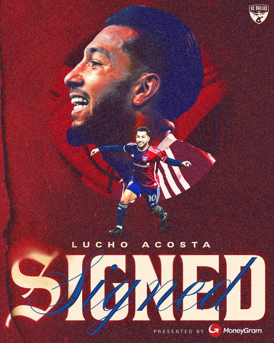 Former MLS MVP Lucho Acosta has joined FC Dallas from FC Cincinnati for $5m + $1m add ons.

“This is a landmark signing for FC Dallas and a statement of our commitment to building a championship-caliber team,” FC Dallas President Dan Hunt said in club statement.