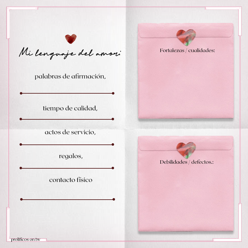 prolificos's tweet photo. HOLA, tal vez es (muy) tarde, pero también quería compartir mi intento de plantilla inspirada San Valentín. Ojalá pueda ver a alguien usándola. ❤️‍🩹 https://t.co/3F4CyTuXek