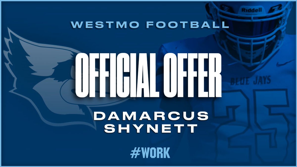 After a great conversation with <a href="/CoachKoustmer/">Coach Koustmer</a> I’m blessed to receive an offer from Westmont College 
<a href="/garygutierrez68/">Gary Gutierrez</a> <a href="/JayMustangFB/">John Jay Mustang Football</a> <a href="/NISDJay/">John Jay High School</a> <a href="/NISDJaySEA/">John Jay SEA</a> <a href="/WESTMOFB/">Westminster College Football</a>