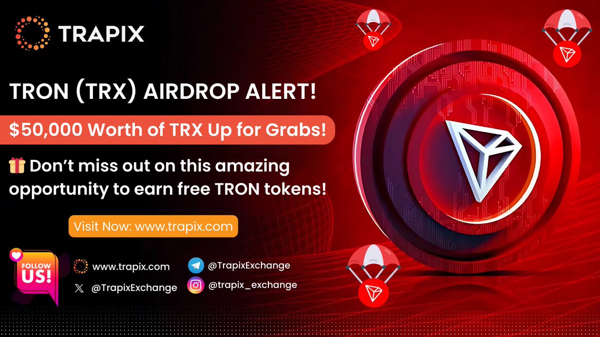 🚨 TRON (TRX) AIRDROP ALERT! 🚨  

🎉 $50,000 Worth of TRX Up for Grabs!🎉  

💸 Every winner gets $5 in TRX! 💸  

Don’t miss this chance to earn FREE TRON tokens!  

👉 Register now: trapixairdrop.com 

⏰ Airdrop ends on 28th February 2025!

📅 Distribution starts within