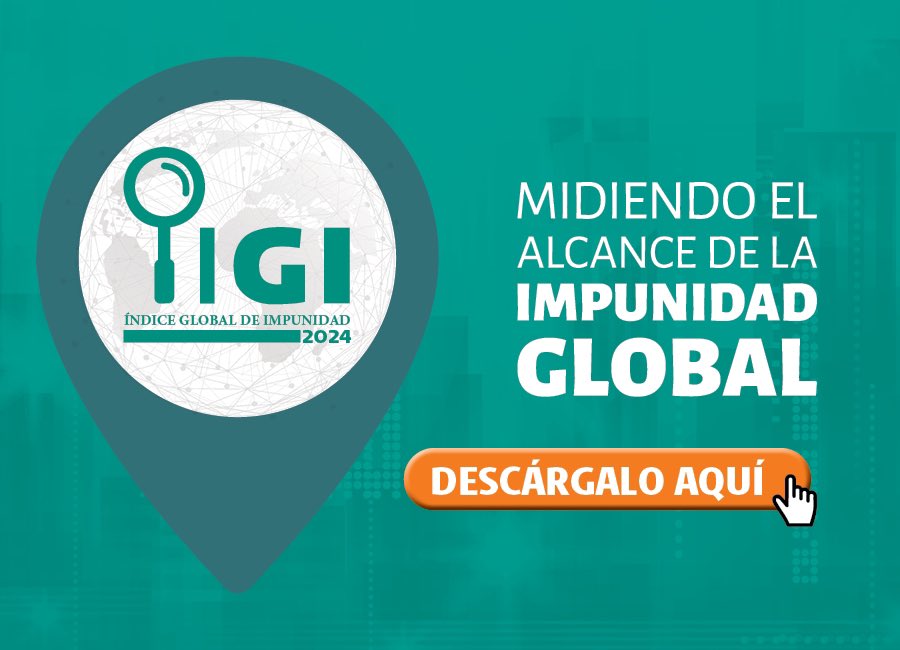 salvanama's tweet image. Ya está disponible el más reciente estudio que mide los niveles de impunidad en el mundo. Desde el @APIImex y la  @UDLAP se presentó el Índice Global de Impunidad 2024 #IGI2024, un estudio que mide 94 países para entender desde el análisis de datos a la  impunidad.