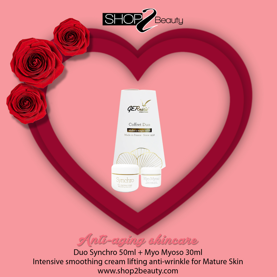 Shop2Beauty's tweet photo. Valentine Gift Idea Duo Synchro 50 ml + Myo Myoso 30ml Lifting Face Cream

https://t.co/DuTfpnNAOt

#SkincareResolution #skincareroutine #GerneticInternationalNewYork #synchro #myomyoso #matureskincare #acneskincare #liftingskincare #MadeInFrance #ValentinesDay https://t.co/1gfsxoRh4q
