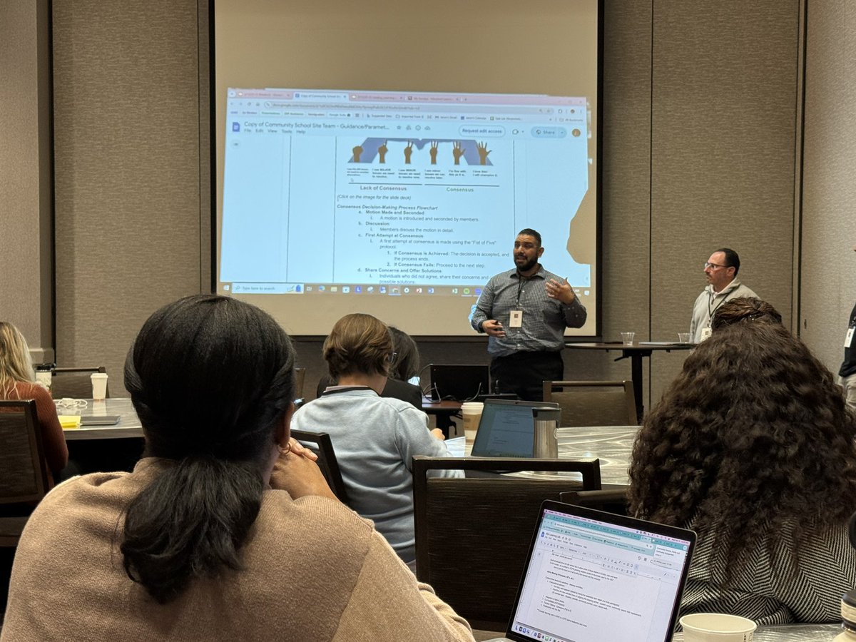 DrDRG_BCPS's tweet image. Day 1️⃣: Community Schools Learning Lab 🥼 is amazing. Rich collaboration and thoughtful leadership development around implementing the strategy. #CommunitySchools #LeadershipDevelopment #StrategyImplementation