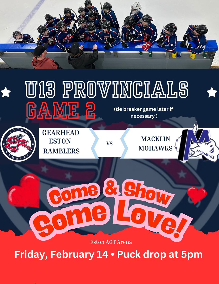 Come check out the U13 Gearhead Ramblers this Friday!