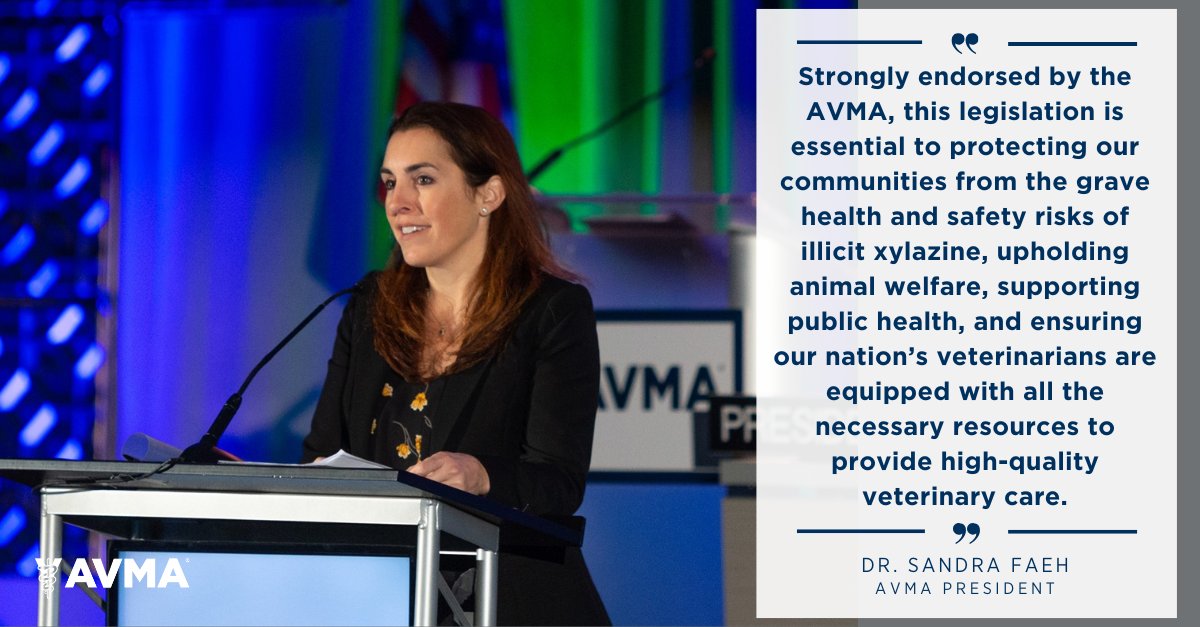 BREAKING: Congress reintroduces AVMA-championed xylazine legislation

If passed, the Combating Illicit Xylazine Act would help address illicit xylazine while maintaining veterinary access to this essential animal sedative.

Read more: bit.ly/4308xdg