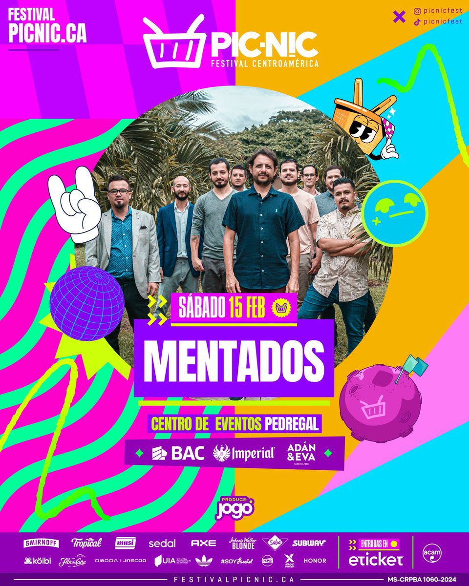 Arend Vargas (@arendvg) on Twitter photo 🐌 Nos vemos este sábado en el <a href="/PicnicFestCR/">Picnic Festival</a> a la 1:30pm en el Stage Adán & Eva.
#Mentados 🐌 Nos vemos este sábado en el <a href="/PicnicFestCR/">Picnic Festival</a> a la 1:30pm en el Stage Adán & Eva.
#Mentados