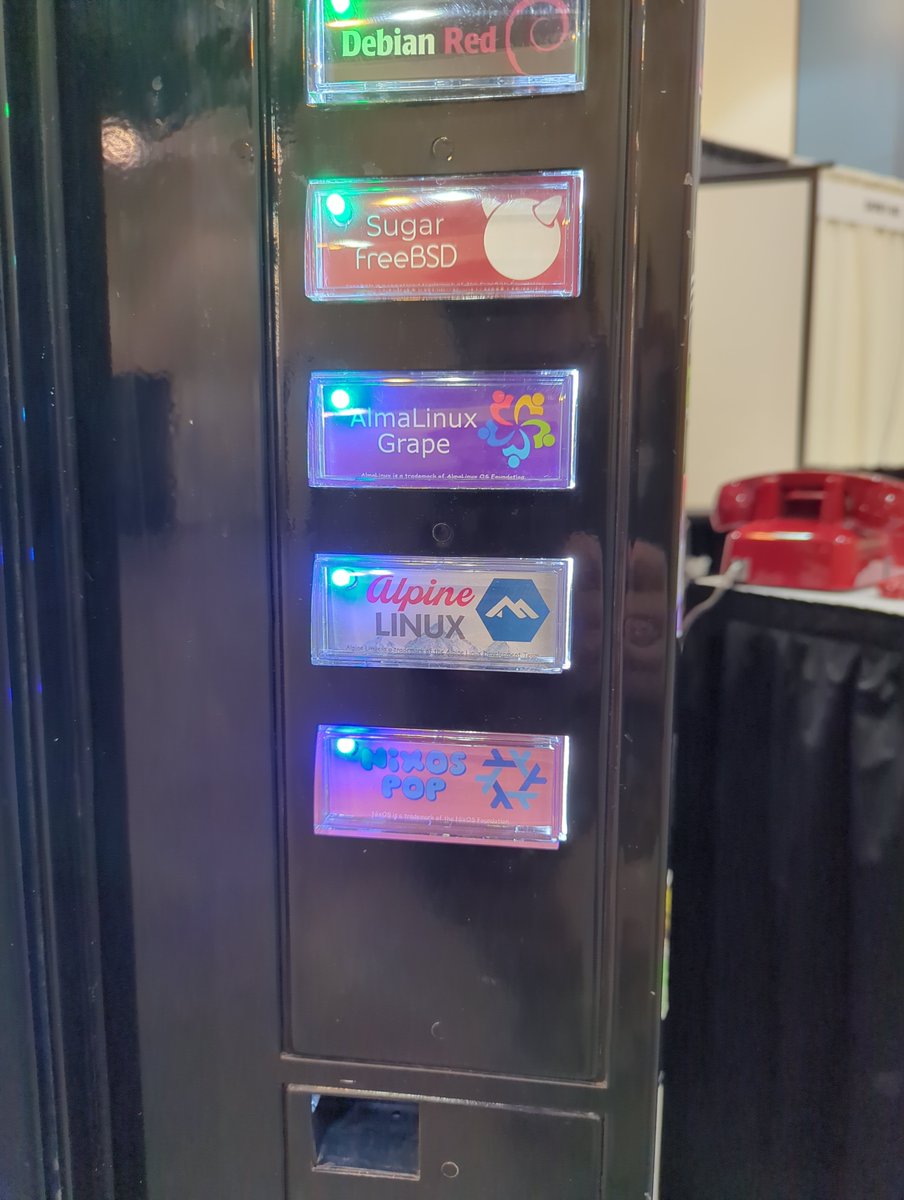 sarcasticadmin's tweet image. can&apos;t wait to see the exhibits this year at @socallinuxexpo 🚀 @ShellOnDemand was one of the favorites last year spinning up 216+ #nixos VMs #scale22x