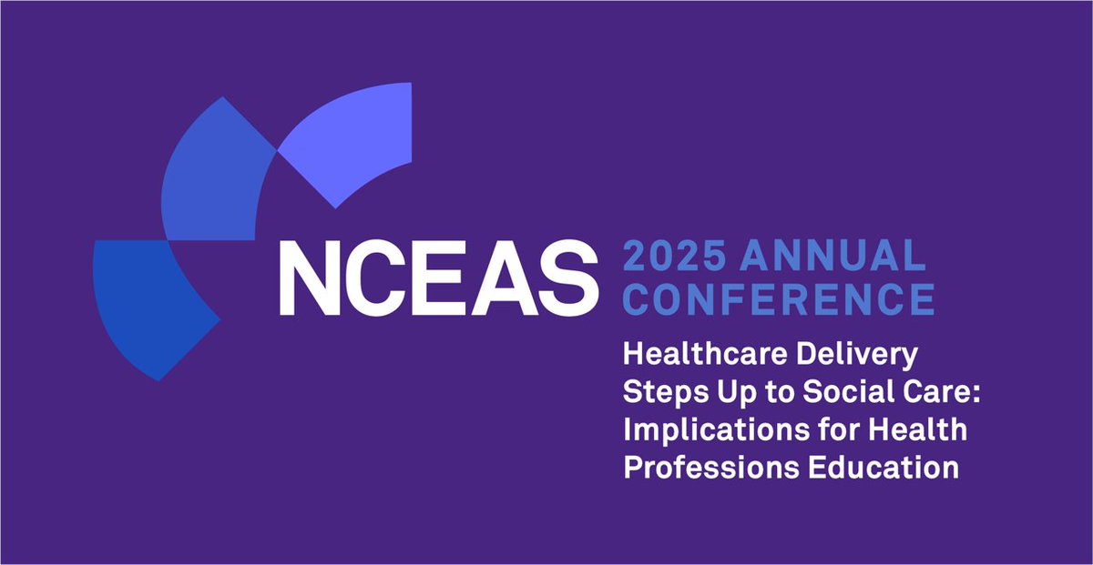 Our conference program is now available! Check it out here: sdoheducation.org/2025-nceas-ann…

Register now! Registration closes February 21st.

#NCEAS2025 #SDOH #HealthEquity #MedEd