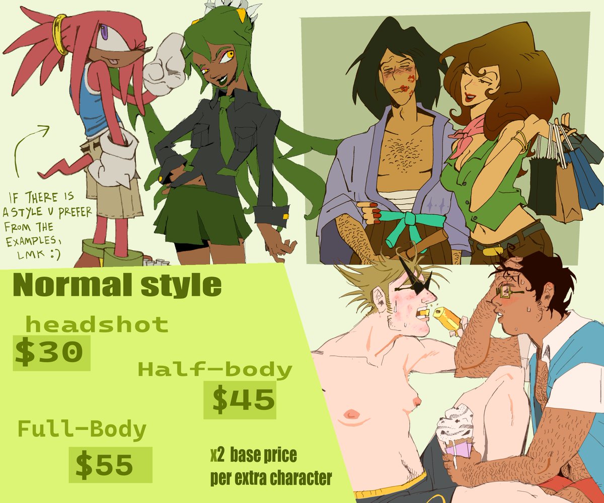 repliiku's tweet image. Commissions are up again!! for a mostly unlimited time? again prices have changed as its my only way of income rn. there are two new options, the last one is in the replies :))
DM me here or on discord/ shikinatorr